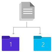 Binary classification chart